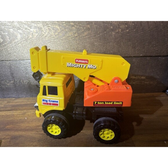 1988 Playskool Mighty Mo Big Crane Toy Rare - Picture 9 of 11